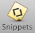 RapidWeaver Snippets Button