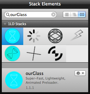 ourGlass Stack Rapidweaver