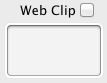 Web Clip Section in Setup Menu
