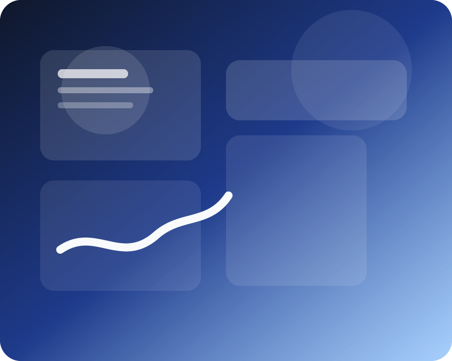 Abstract dashboard style placeholder artwork