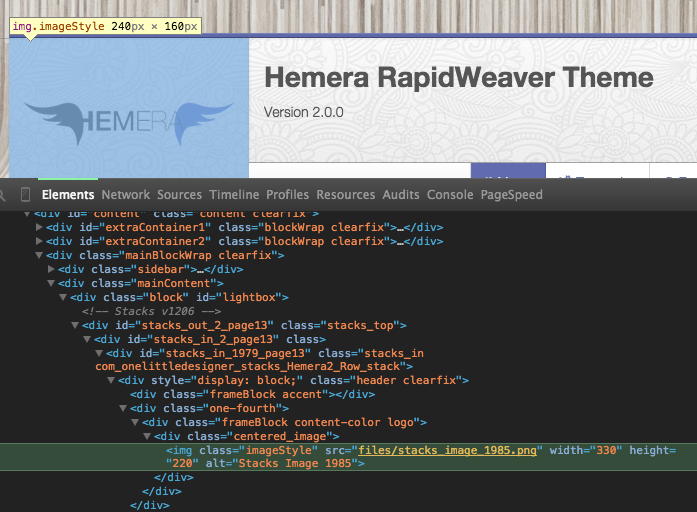 Hemera Logo Inspect Element