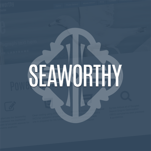 Seaworthy Responsive RapidWeaver Theme