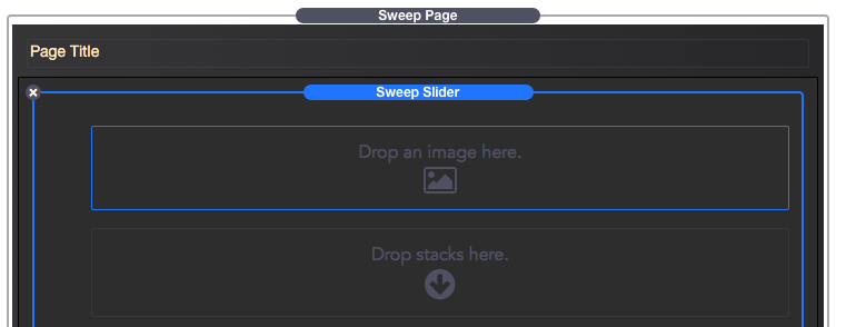 sweep slider added