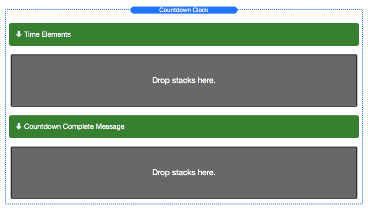 Countdown Clock Adding Time Elements